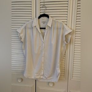 Madewell central shirt white button up